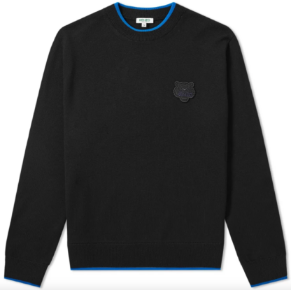 Kenzo - Black Cotton Men Sweater