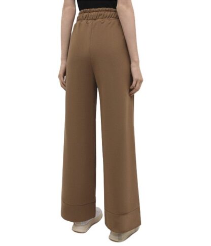 Comme Des Fuckdown - Chic Brown Cotton Sweatpants with Front Seam