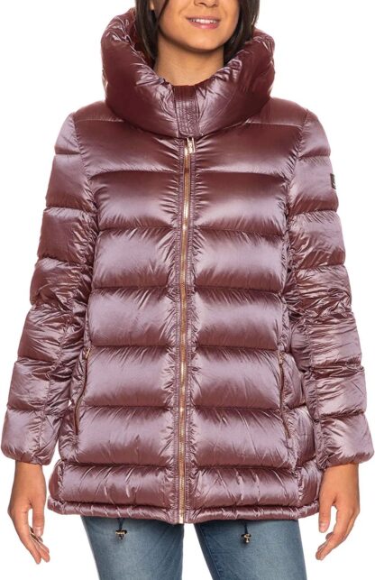 Yes Zee - Chic Pink Down Jacket with Hood