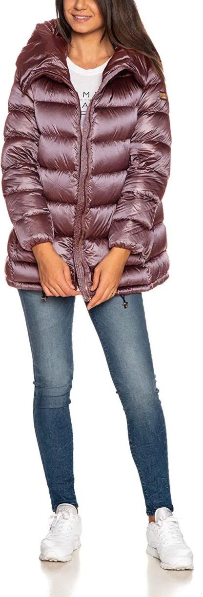 Yes Zee - Chic Pink Down Jacket with Hood