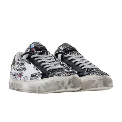 Golden Goose - Glittering Sequins Calfskin Sneakers for Women