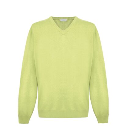 Malo - Yellow Cashmere Men Sweater