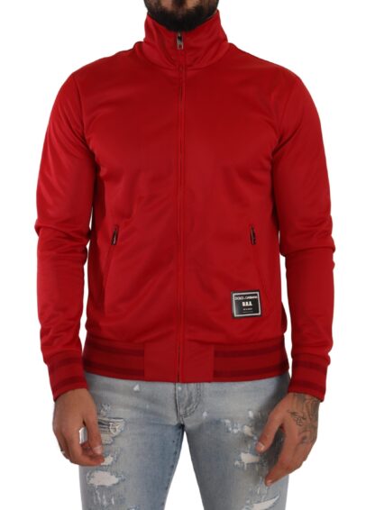 Dolce & Gabbana - Stunning Zip Sweater Cardigan in Red