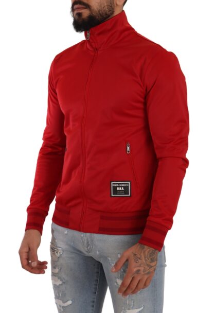 Dolce & Gabbana - Stunning Zip Sweater Cardigan in Red