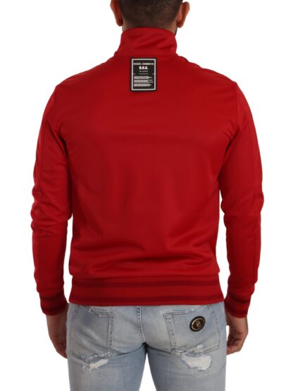 Dolce & Gabbana - Stunning Zip Sweater Cardigan in Red