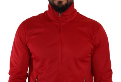 Dolce & Gabbana - Stunning Zip Sweater Cardigan in Red