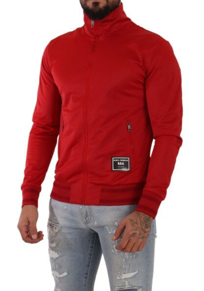 Dolce & Gabbana - Stunning Zip Sweater Cardigan in Red