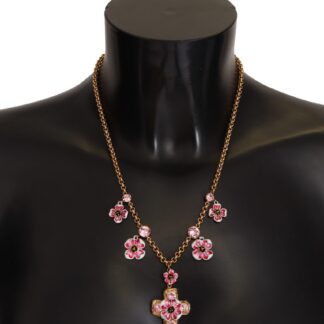 Dolce & Gabbana - Regal Gold Floral Statement Necklace