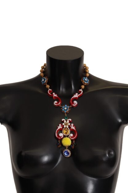 Dolce & Gabbana - Multicolor Crystal Statement Necklace