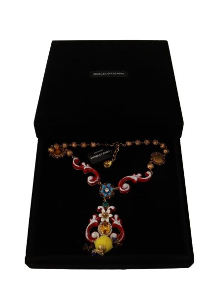 Dolce & Gabbana - Multicolor Crystal Statement Necklace