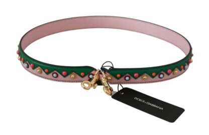 Dolce & Gabbana - Elegant Multicolor Leather Shoulder Strap