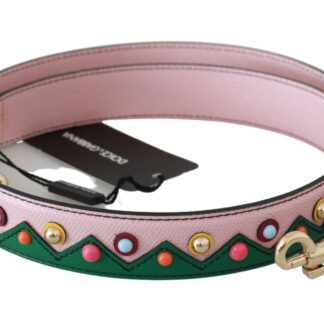 Dolce & Gabbana - Elegant Multicolor Leather Shoulder Strap