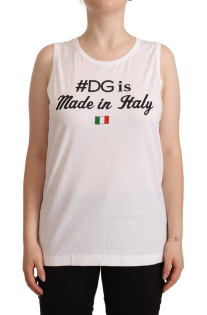 Dolce & Gabbana - Elegant Sleeveless Cotton Top