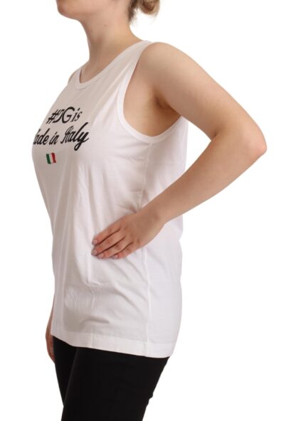 Dolce & Gabbana - Elegant Sleeveless Cotton Top