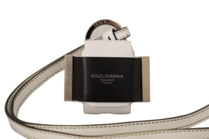 Dolce & Gabbana - Chic Leather Airpods Case in Monochrome