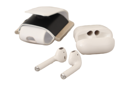 Dolce & Gabbana - Chic Leather Airpods Case in Monochrome