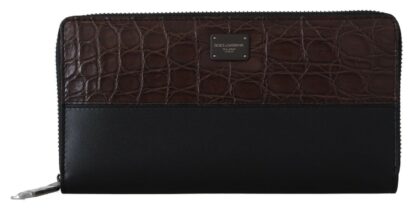 Dolce & Gabbana - Elegant Textured Leather Continental Wallet