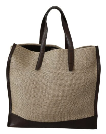 Dolce & Gabbana - Beige Luxury Leather Tote for Men