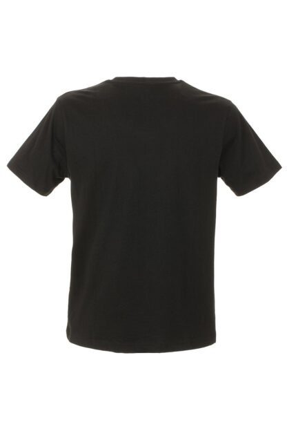 Fred Mello - Sleek Black Cotton Tee with Signature Design