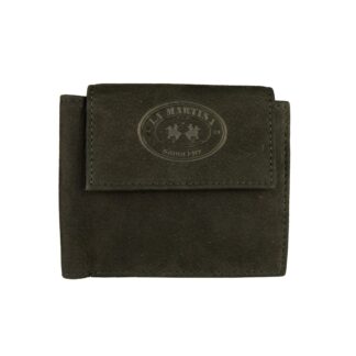 La Martina - "Green PVC Women Wallet with Calfskin Accents"