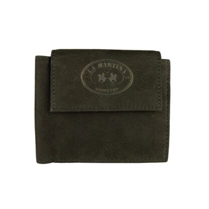 La Martina - Elegant Black Leather Wallet for Men