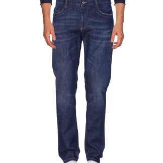 Bikkembergs - Sleek Dark Blue Regular Fit Jeans