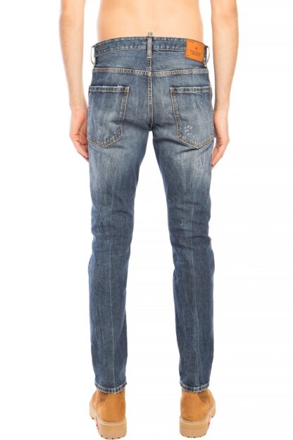 Dsquared² - Navy Distressed 'Cool Guy Jean' Denim Pants