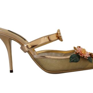 Dolce & Gabbana - Elegant Pointed Toe Lace-Up Ballerina Flats