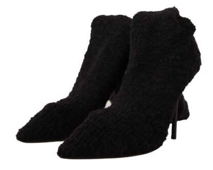 Dolce & Gabbana - Chic Black Stretch Sock Boots