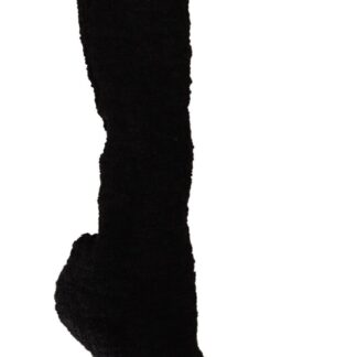 Dolce & Gabbana - Elegant Black Stretch Socks Boots