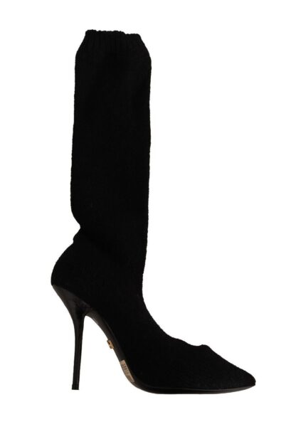 Dolce & Gabbana - Elegant Stretch Socks Boots in Black