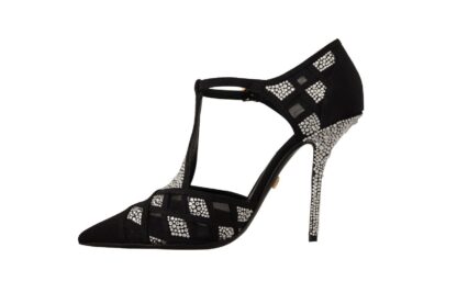 Dolce & Gabbana - Elegant Crystal-Embellished Suede Pumps