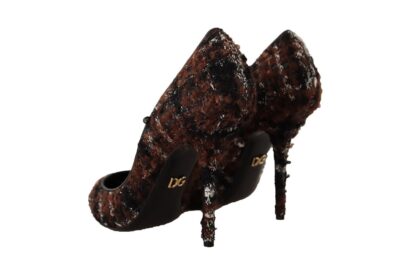 Dolce & Gabbana - Elegant Multicolor Tweed Pumps