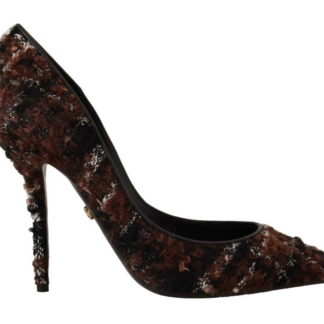 Dolce & Gabbana - Elegant Mesh Ankle Strap High Heels Pumps