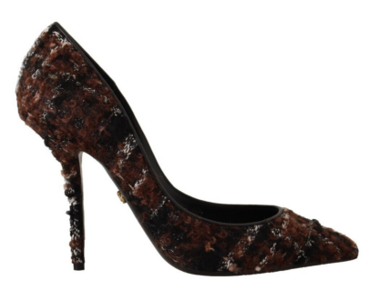 Dolce & Gabbana - Elegant Multicolor Tweed Pumps