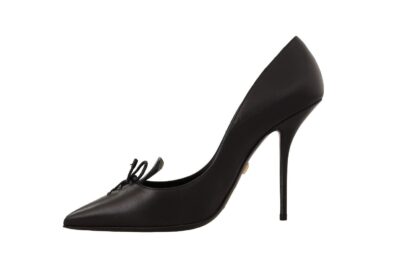 Dolce & Gabbana - Elegant Black Leather Stiletto Pumps