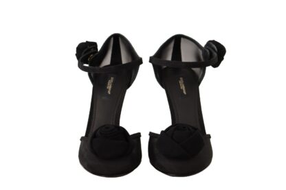 Dolce & Gabbana - Elegant Black Mesh Heels Pumps