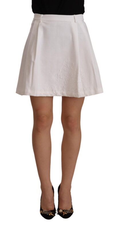 Ermanno Scervino - Chic High Waist A-Line Mini Skirt