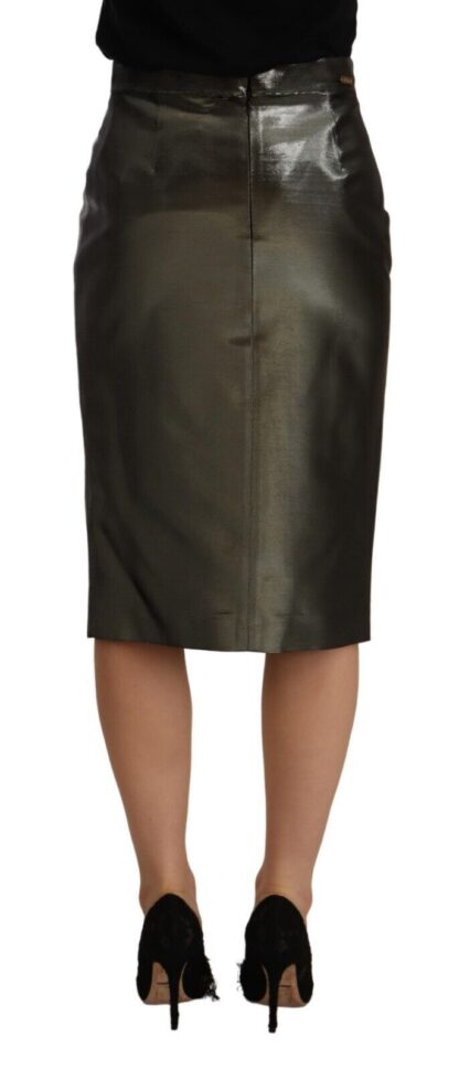 GF Ferre - Chic High Waist Pencil Midi Skirt