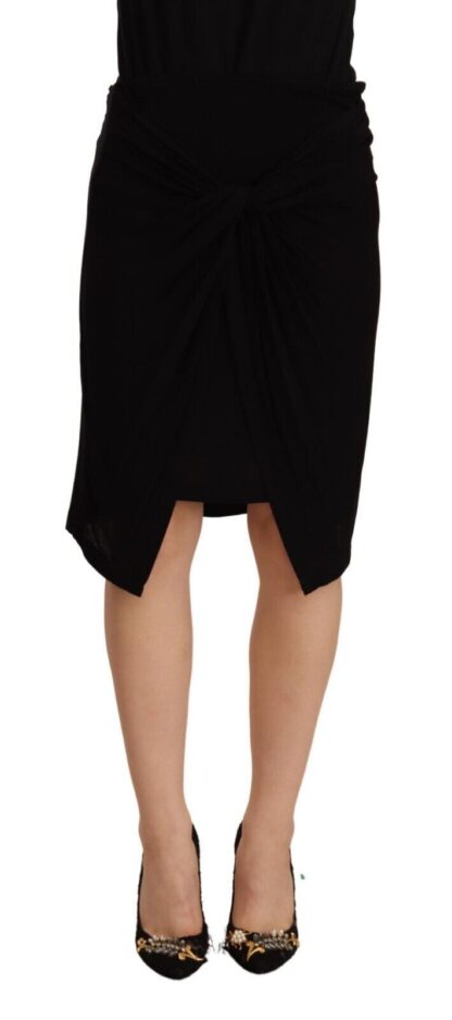 PLEIN SUD - Elegant High Waist Pencil Cut Skirt