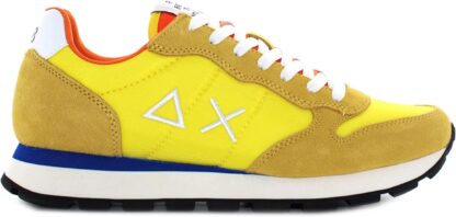 Sun68 - Sunny Suede-Accent Men's Sneakers in Vibrant Yellow