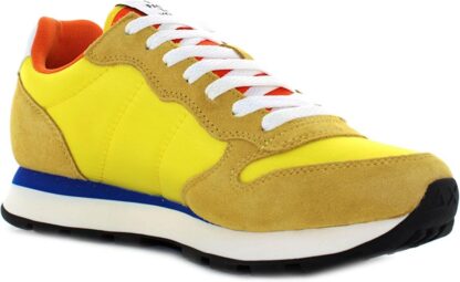 Sun68 - Sunny Suede-Accent Men's Sneakers in Vibrant Yellow