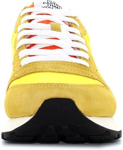 Sun68 - Sunny Suede-Accent Men's Sneakers in Vibrant Yellow