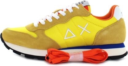 Sun68 - Sunny Suede-Accent Men's Sneakers in Vibrant Yellow