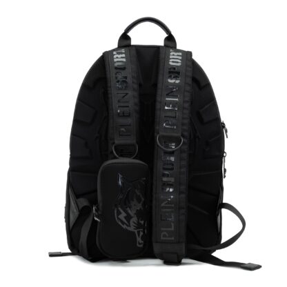 Plein Sport - Sleek Urban Backpack with Phone Case