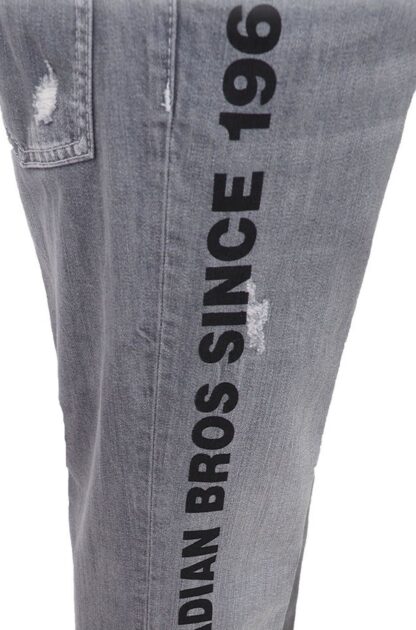 Dsquared² - Gray Cotton Stretch Men Jeans