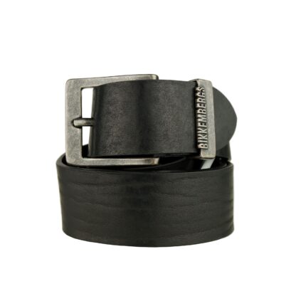 Bikkembergs - Sleek Black Calfskin Men's Belt