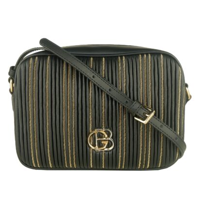 Baldinini - Elegant Black Crossbody Leather Bag