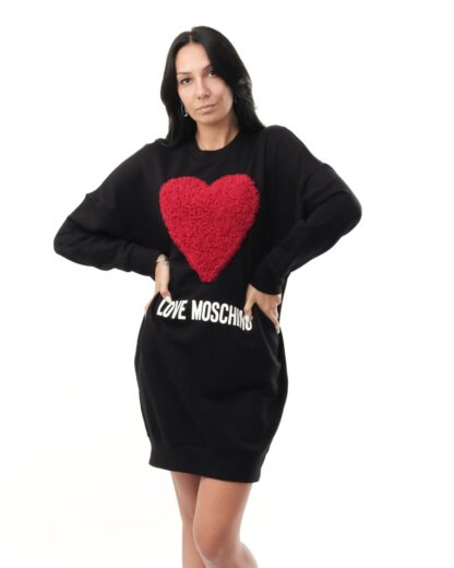 Love Moschino - Black Cotton Women Dress