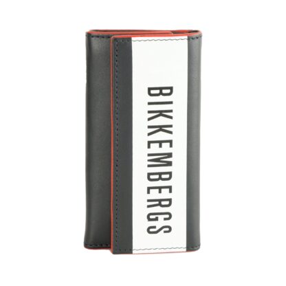 Bikkembergs - Black Leather Men Keychain